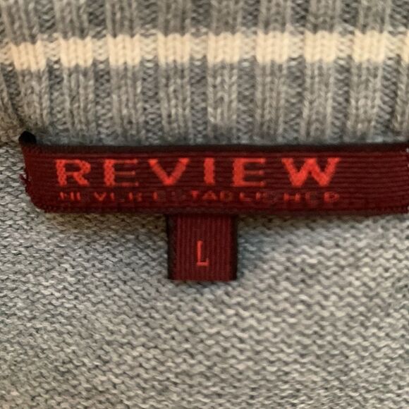 REVIEW HAWKS Never Estsblishment Gray Jacket Size L - Picture 3 of 9